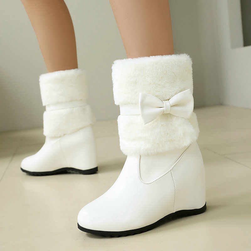 Snow Boot Fur Lined - Stivali Invernali da Donna Neri e