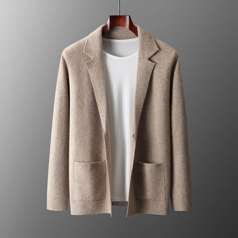 Winter Clothing Uae - 100% lana merino colletto da uomo