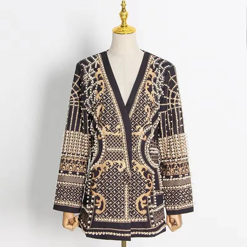 Winter Clothing Taiwan - Blazer con Scollo a V e