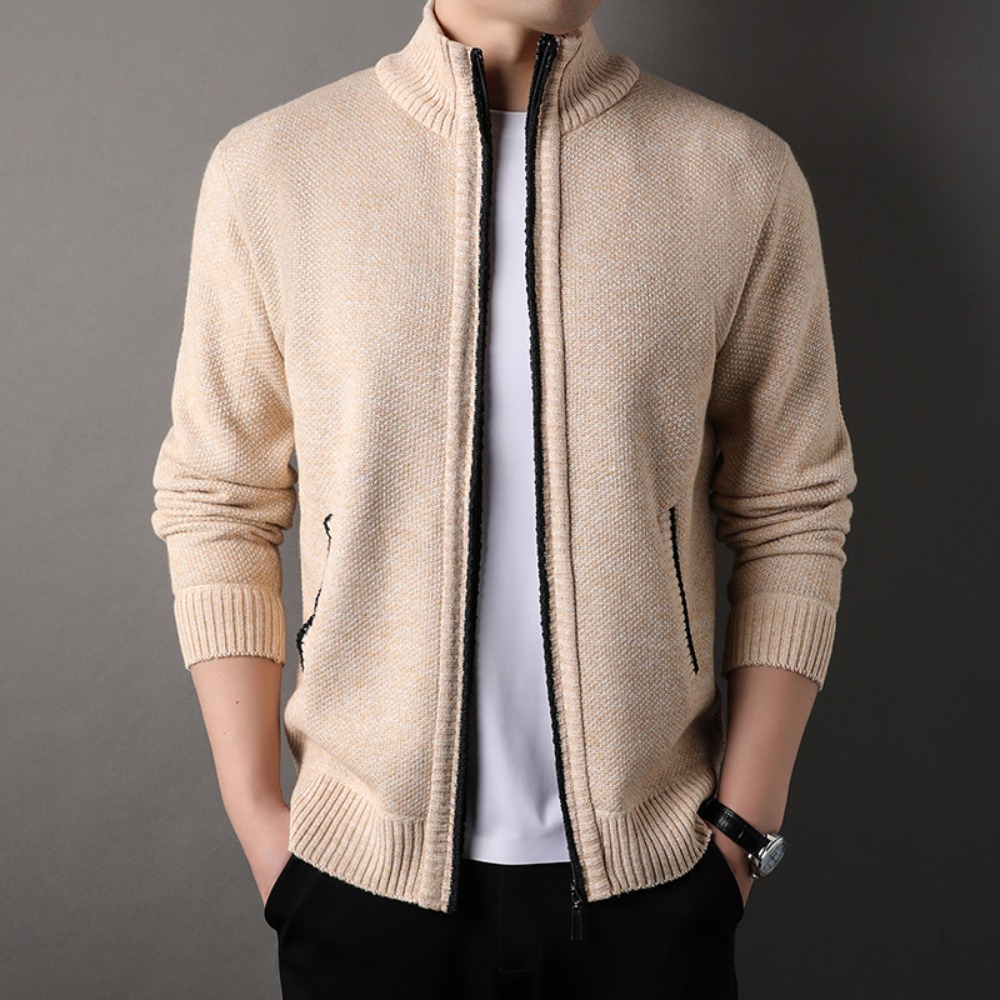 Winter Clothing Uae - Maglione lavorato a maglia con colletto