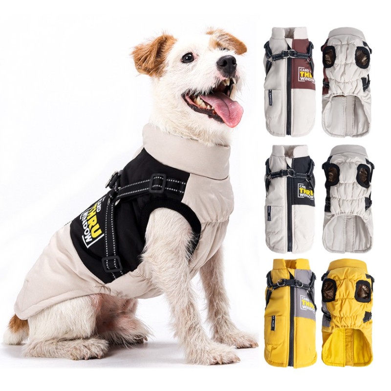 Jack Winter Clothing - Giacca Invernale per Cani, Cappotto Impermeabile