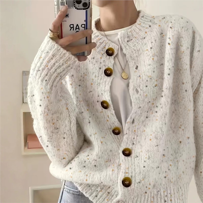 Jack Winter Clothing - Cardigan da donna in maglia casual