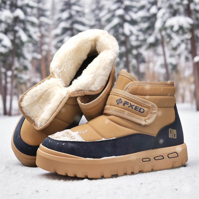 Snow Boot Fur Lined - Stivali da neve da uomo in