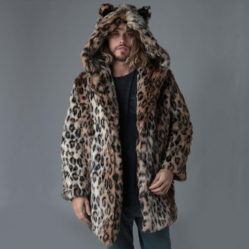 Winter Clothing Uae - Giacca da uomo in pelliccia sintetica