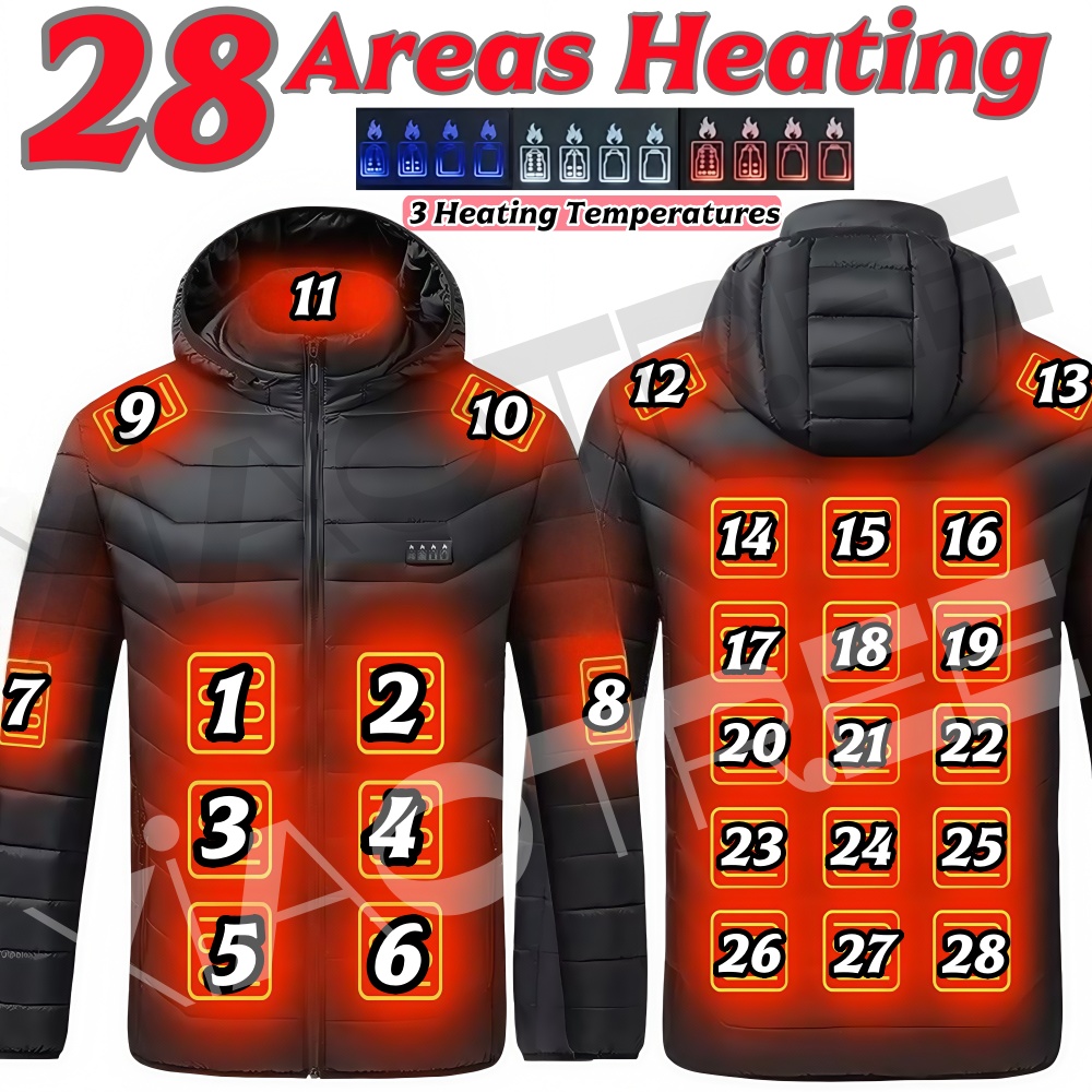 Winter Clothing Uae - 28 aree Giacca riscaldante da donna