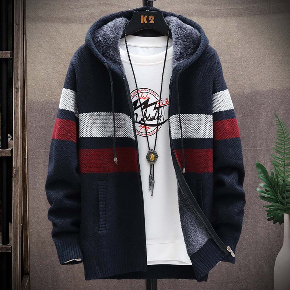 Cappotto maglione a righe da u - Winter Clothing Uae recensione e prezzo