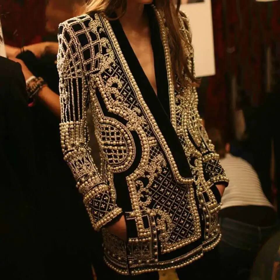 Blazer con Scollo a V e Perlin - Winter Clothing Taiwan recensione e prezzo