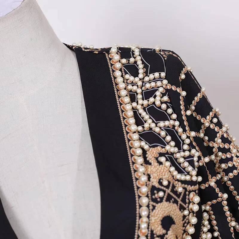 Blazer con Scollo a V e Perlin - Winter Clothing Taiwan recensione e prezzo