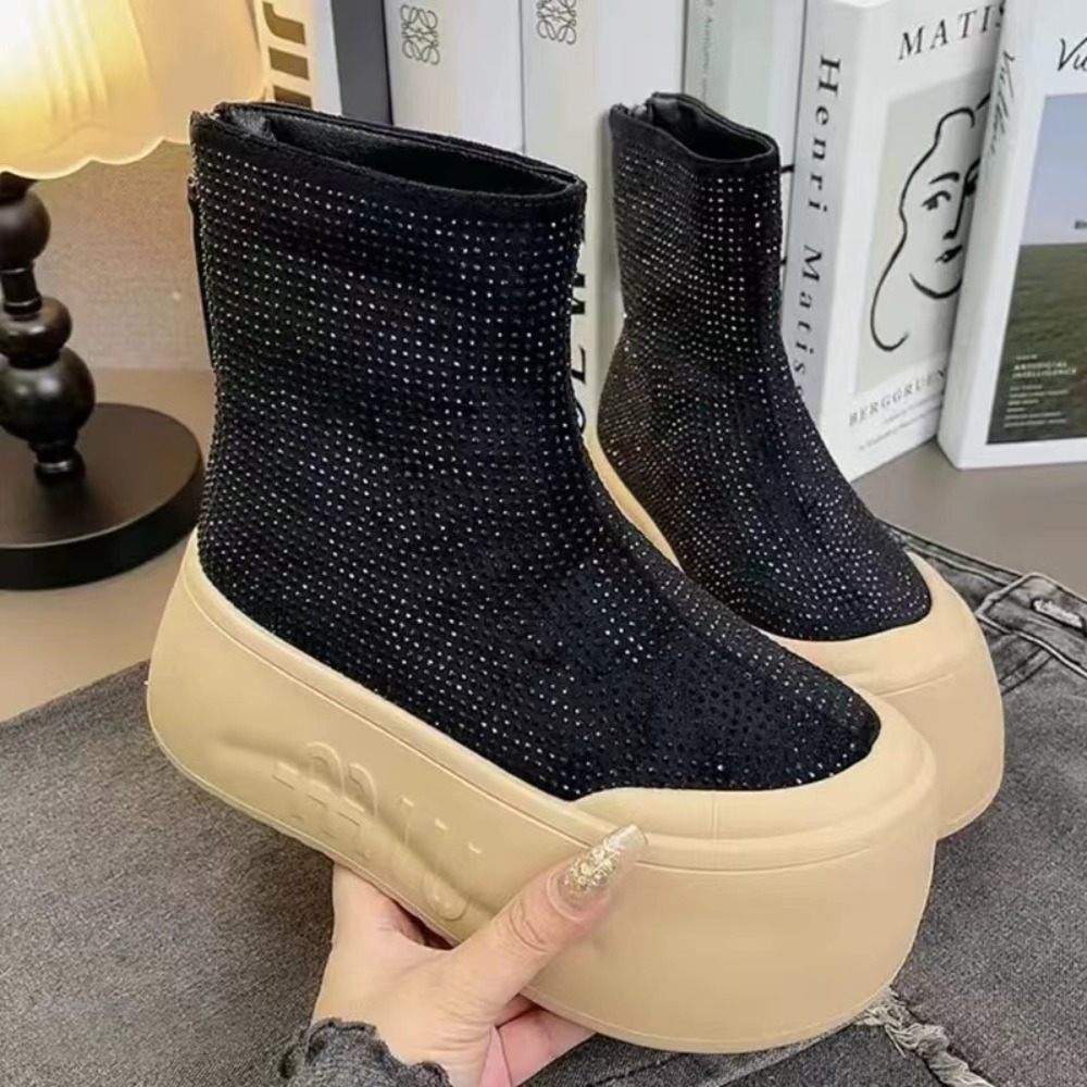 Stivaletti da donna con strass - Winter Clothing Korea recensione e prezzo