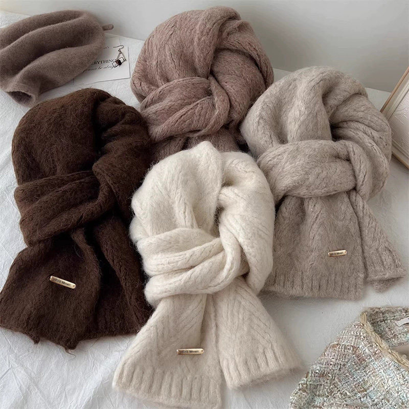Sciarpa da donna in stile pigr - Winter Clothing Korea recensione e prezzo