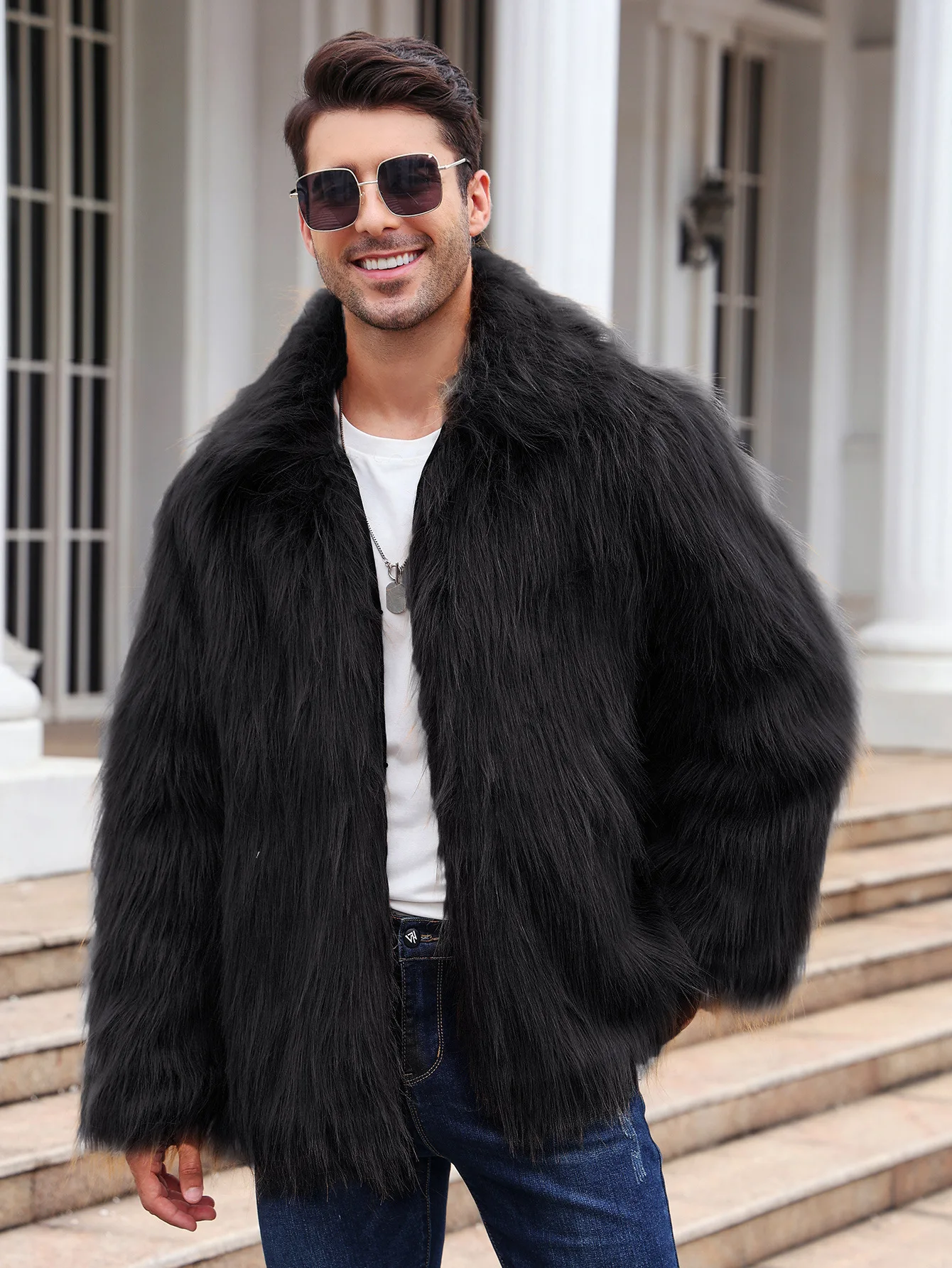 Cappotto da uomo in pelliccia  - Winter Clothing Uae recensione e prezzo