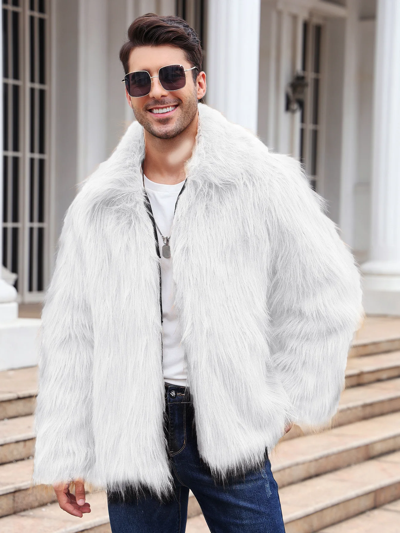 Cappotto da uomo in pelliccia  - Winter Clothing Uae recensione e prezzo